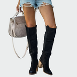 Caroline | Bequeme kniehohe Lederstiefel