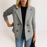Ilaisaane | Eleganter Blazer mit Strickärmeln