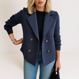 Ilaisaane | Eleganter Blazer mit Strickärmeln