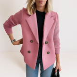 Ilaisaane | Eleganter Blazer mit Strickärmeln