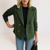 Ilaisaane | Eleganter Blazer mit Strickärmeln
