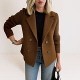 Ilaisaane | Eleganter Blazer mit Strickärmeln