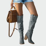 Caroline | Bequeme kniehohe Lederstiefel