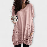 Riley – Bedruckter Pullover Mit Stickerei