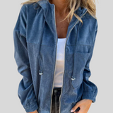 Zoé Sweatjacke in Blau