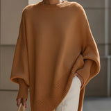 Malin | Oversized Strickpullover mit asymmetrischem Saum