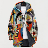 Ida – Jacke mit abstraktem Muster