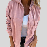 Zoé Sweatjacke in Rosa