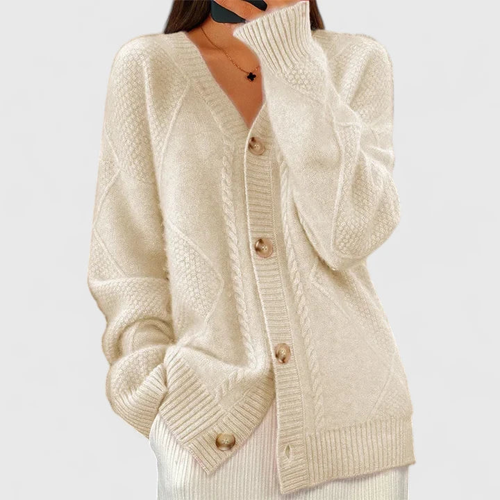 Solveig Cardigan in Aprikose