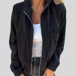 Zoé Sweatjacke in Schwarz
