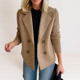 Ilaisaane | Eleganter Blazer mit Strickärmeln