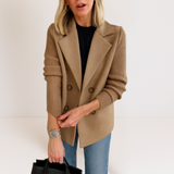 Ilaisaane | Eleganter Blazer mit Strickärmeln
