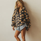 Daisy | Fleece-Pullover mit Blumenmuster