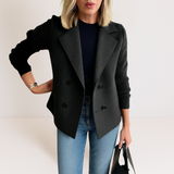 Ilaisaane | Eleganter Blazer mit Strickärmeln