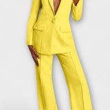 Annemarie | Schwarzes Blazer-Set