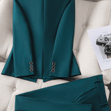 Theres | Grünes Blazer-Set
