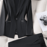 Theres | Grünes Blazer-Set