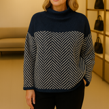 Norah | Pullover mit Stehkragen aus Baumwolle
