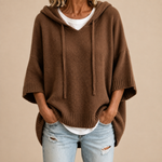 Fleur Kapuzenpullover in Braun