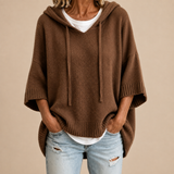 Fleur Kapuzenpullover in Braun