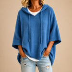 Fleur Kapuzenpullover in Blau