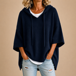 Fleur Kapuzenpullover in Marineblau