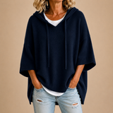 Fleur Kapuzenpullover in Marineblau