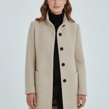 Charlotte Davies | Eleganter Wollmix-Mantel