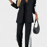 Cornelia | Schwarzes Business-Set