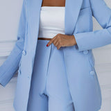 Anja | Dunkelblaues Blazer-Set
