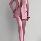 Anja | Dunkelblaues Blazer-Set