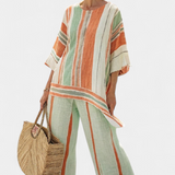 Mia | Elegantes asymmetrisches Leinen-Set