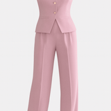 Vanessa | Rosafarbenes Blazer-Set