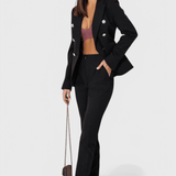 Romina | Schwarzes Eleganz-Set