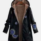 Sage – Sherpa-Jacke mit Tribal-Muster
