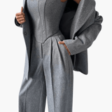 Mirjam | Graues Eleganz-Set