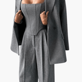 Mirjam | Graues Eleganz-Set