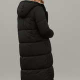 Amelia Laurent | Longline-Steppmantel mit Kapuze