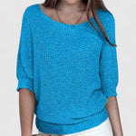 Monique Strickpullover in Hellblau