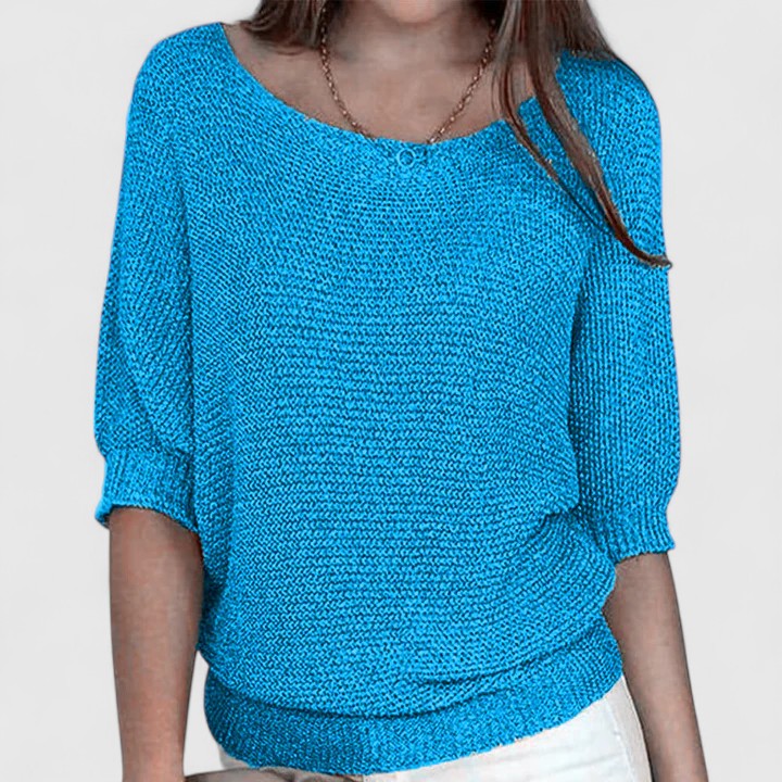 Monique Strickpullover in Hellblau