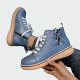 Armgard | Bequeme Leder-Stiefeletten
