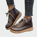 Armgard | Bequeme Leder-Stiefeletten