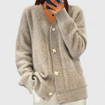 Solveig Cardigan in Khaki
