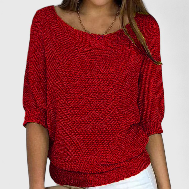 Monique Strickpullover in Rot