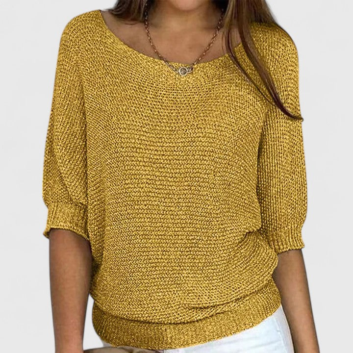 Monique Strickpullover in Gelb