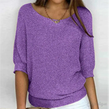 Monique Strickpullover in Lila