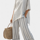 Eveline | Asymmetrisches Leinen-Set