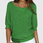 Monique Strickpullover in Dunkelgrün