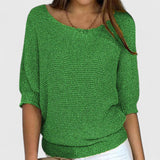 Monique Strickpullover in Dunkelgrün